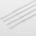 Mesdames Chaîne fine Bijoux en acier inoxydable plaqué Collier O-Chain Collier avec pendentif 1,5 / 2/2,5 / 3,2 mm